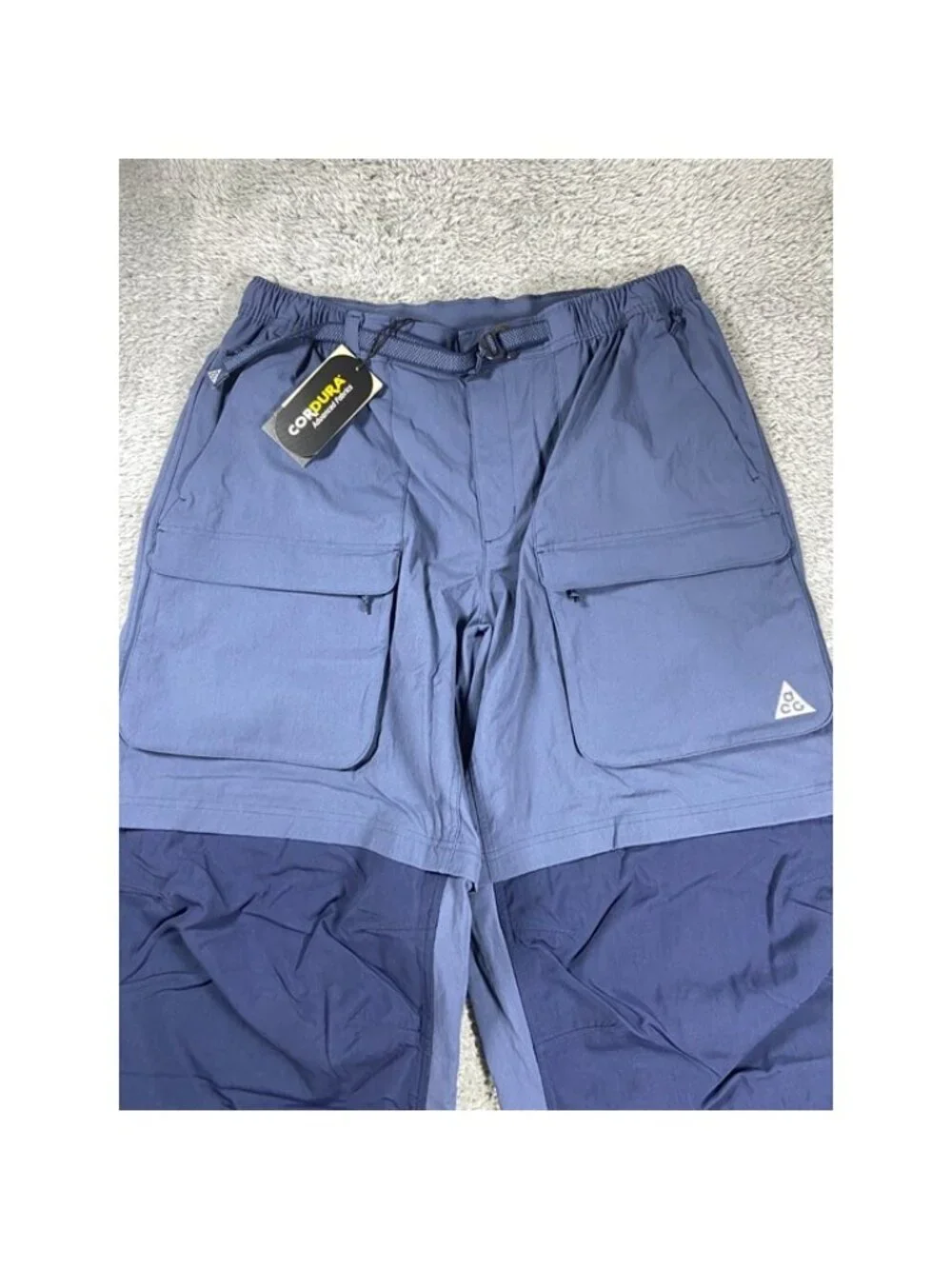 Nike ACG Smith Summit Zip Cargo Pants Size Medium Men Thunder Blue HV0591-437